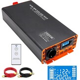 2000W Pure Sinus Omvormer 12V naar 230V voor Camper/Boot - 30% Korting