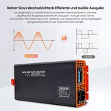 2000W Pure Sinus Omvormer 12V naar 230V voor Camper/Boot - 30% Korting