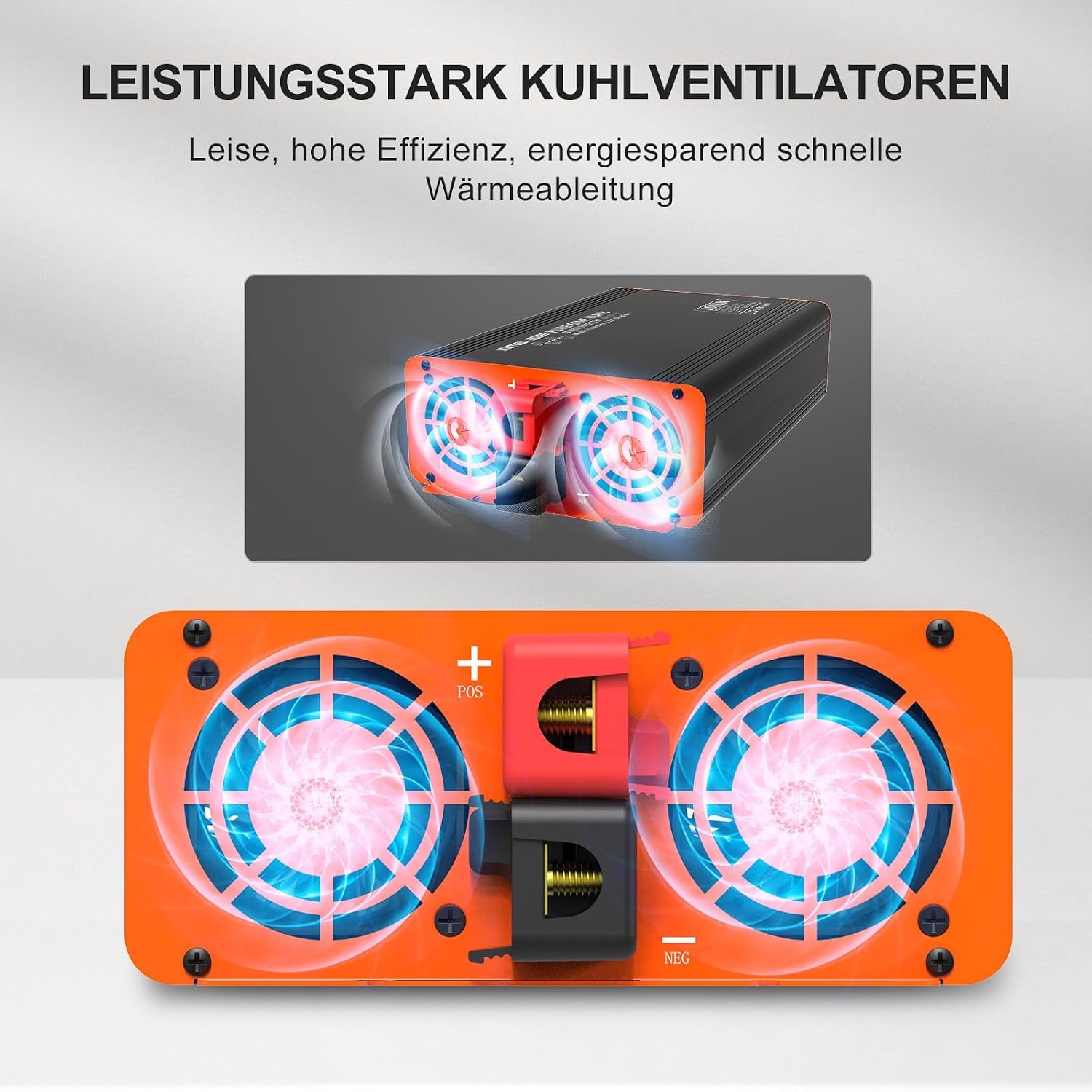 2000W Pure Sinus Omvormer 12V naar 230V voor Camper/Boot - 30% Korting