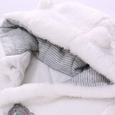 Fleece Baby Romper met Berenoren - 0-18m - 28% Korting!