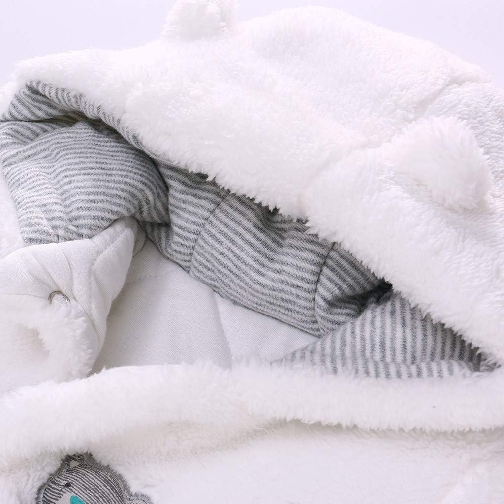 Fleece Baby Romper met Berenoren - 0-18m - 28% Korting!