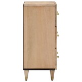 VidaXL Bijzetkast 60x33x75 cm Massief Mangohout - 47% Korting!