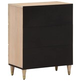 VidaXL Bijzetkast 60x33x75 cm Massief Mangohout - 47% Korting!