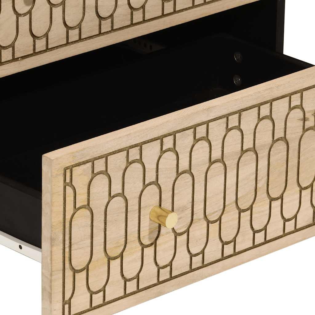 VidaXL Bijzetkast 60x33x75 cm Massief Mangohout - 47% Korting!