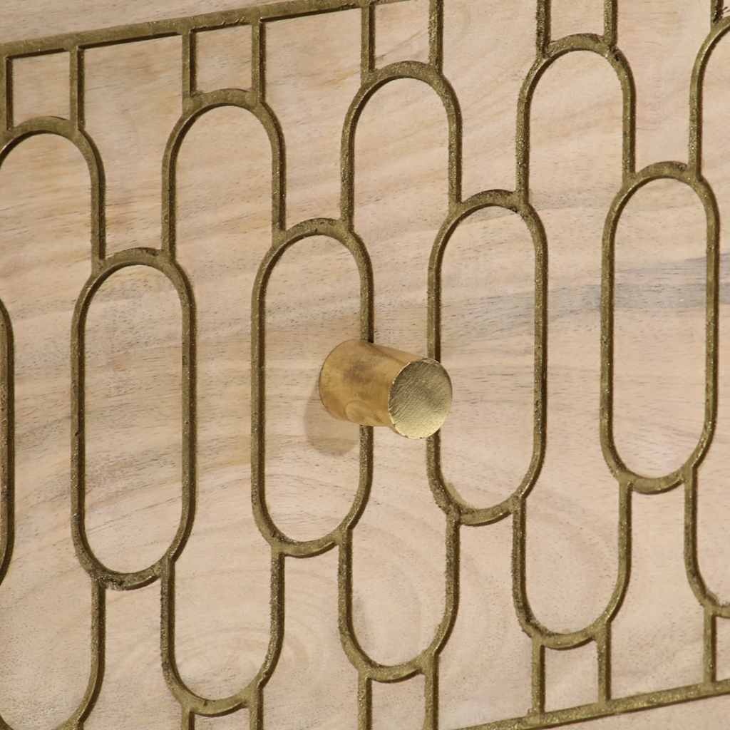 VidaXL Bijzetkast 60x33x75 cm Massief Mangohout - 47% Korting!