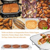 Roestvrijstalen Grillrooster 28% Korting - Voor Ninja Woodfire XL
