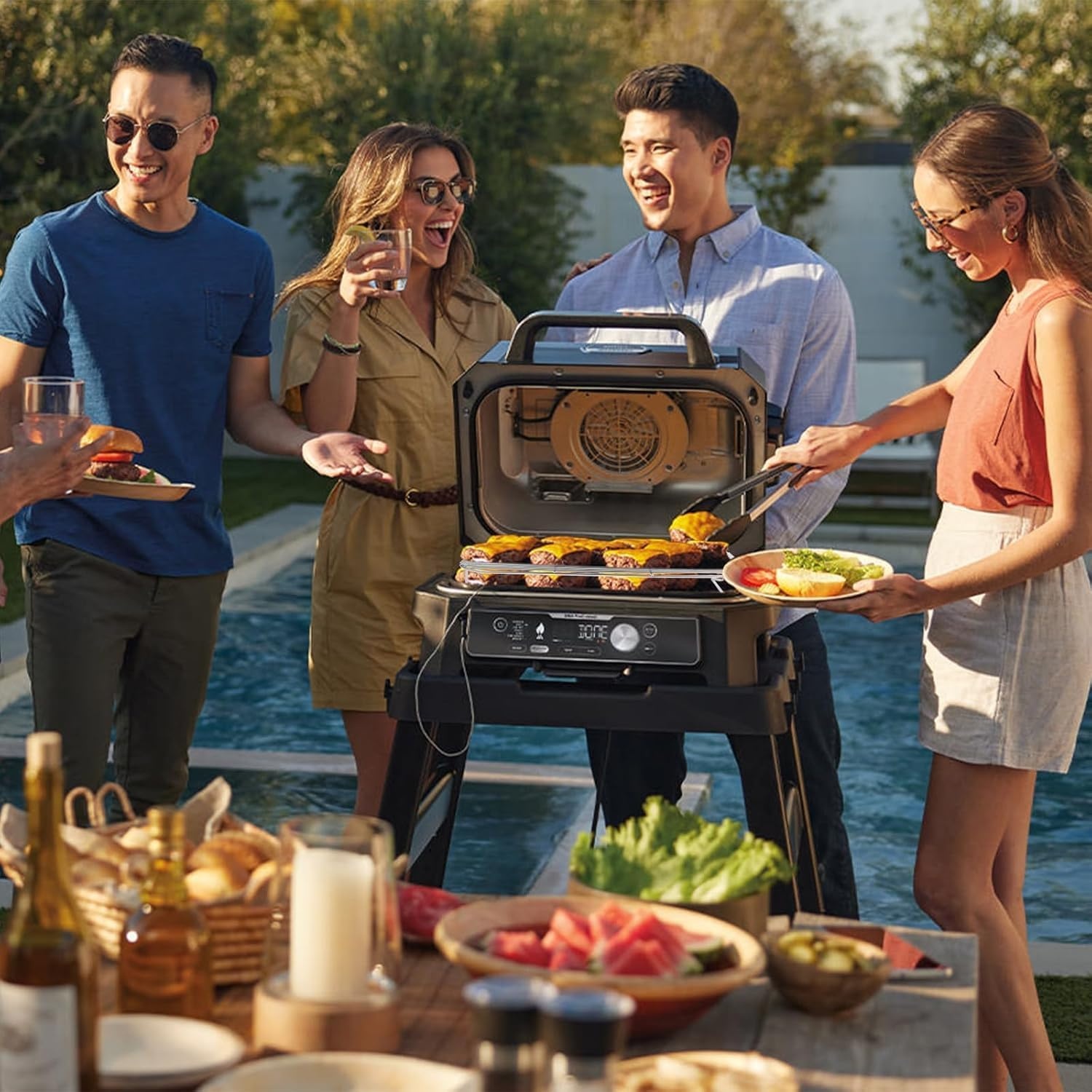 Roestvrijstalen Grillrooster 28% Korting - Voor Ninja Woodfire XL