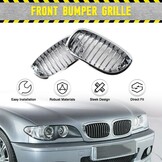 BMW E46 Niergrille Set - Chroom ABS - 34% Korting!