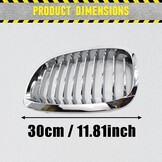 BMW E46 Niergrille Set - Chroom ABS - 34% Korting!