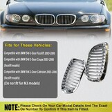 BMW E46 Niergrille Set - Chroom ABS - 34% Korting!