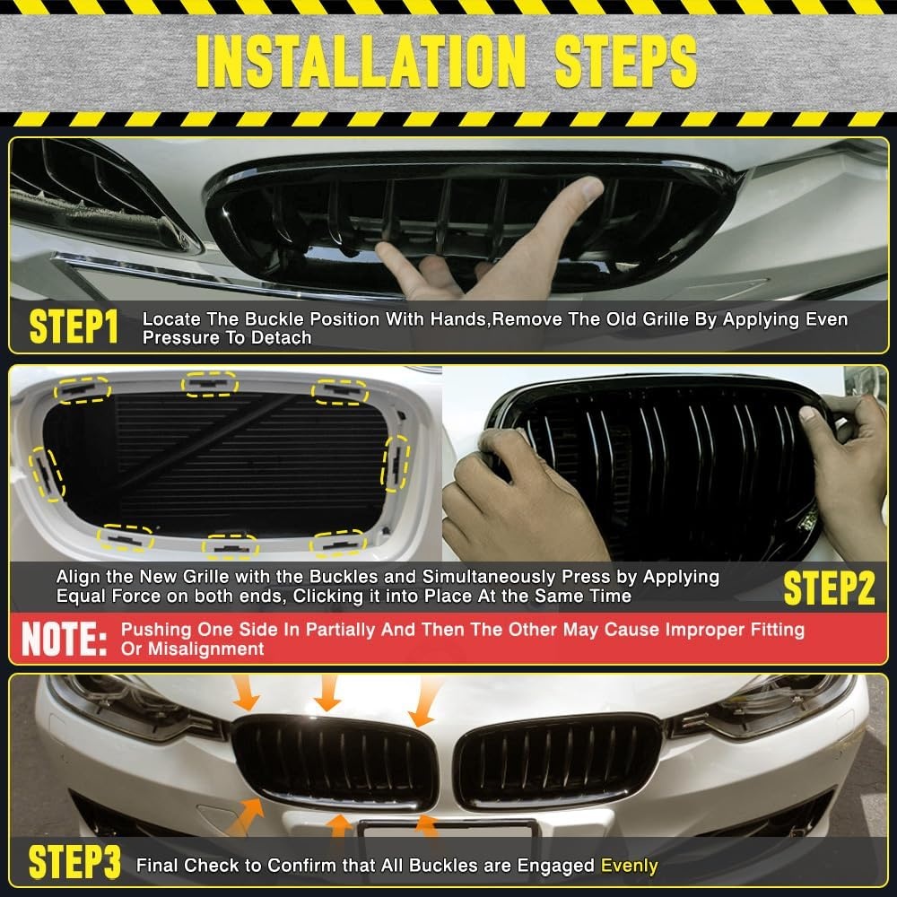 BMW E46 Niergrille Set - Chroom ABS - 34% Korting!