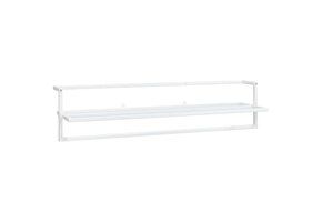vidaXL Wit IJzeren Handdoekenrek 95x25x22 cm - 36% Korting