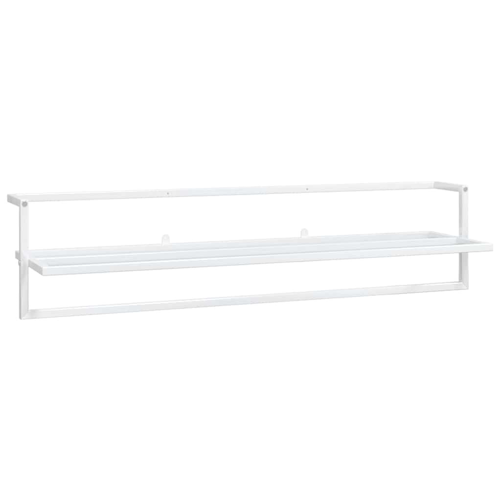 Handdoekenrek IJzer Wit 95x25x22 cm - 47% Korting