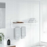 Handdoekenrek IJzer Wit 95x25x22 cm - 47% Korting