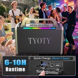 Draagbare Bluetooth Speaker 80W - IPX5 Waterdicht - 29% Korting