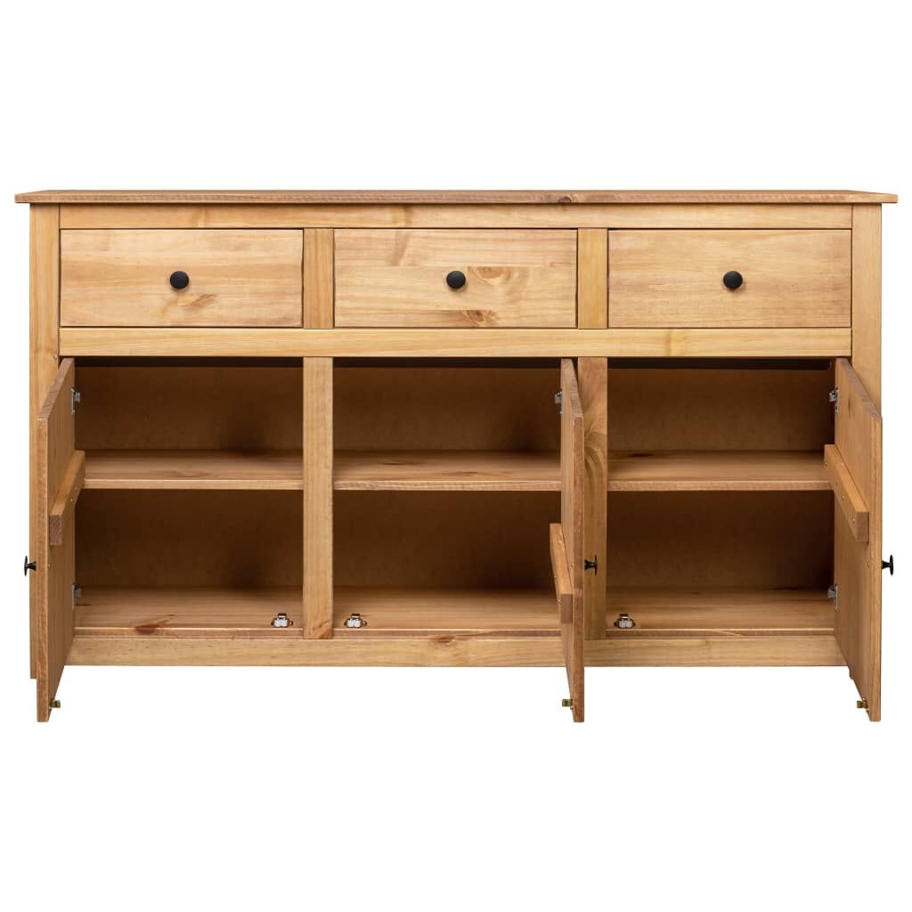 Massief Grenen Dressoir met 3 Laden & 3 Deuren - 35% Korting