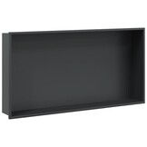 Matted Zwarte RVS Douchenis 62x32x9cm - 29% Korting
