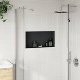 Matted Zwarte RVS Douchenis 62x32x9cm - 29% Korting