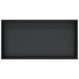 Matted Zwarte RVS Douchenis 62x32x9cm - 29% Korting