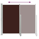 Uittrekbaar Tuinscherm 140x300 cm Bruin - 34% Korting