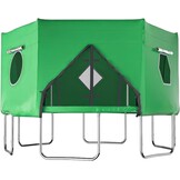 Trampoline Tent Groen 427cm - Zon- & Windbescherming (29% Korting!)