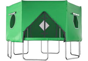 Trampoline Tent 427 cm: Zon- & Windbescherming met Ventilatieramen (42% Korting)