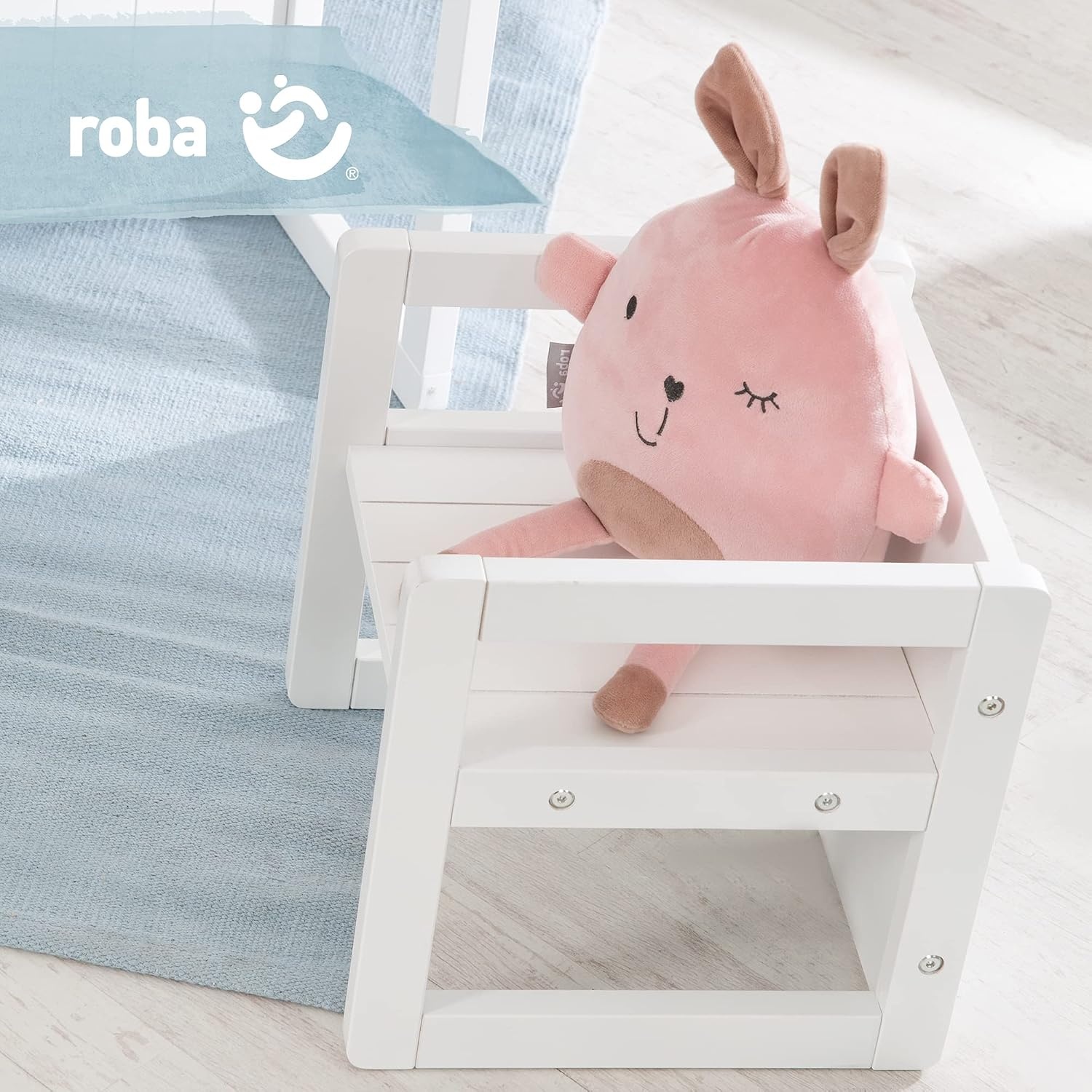 Meegroeikruk Kinderen 3-in-1 80kg | Wit Landelijk | MDF