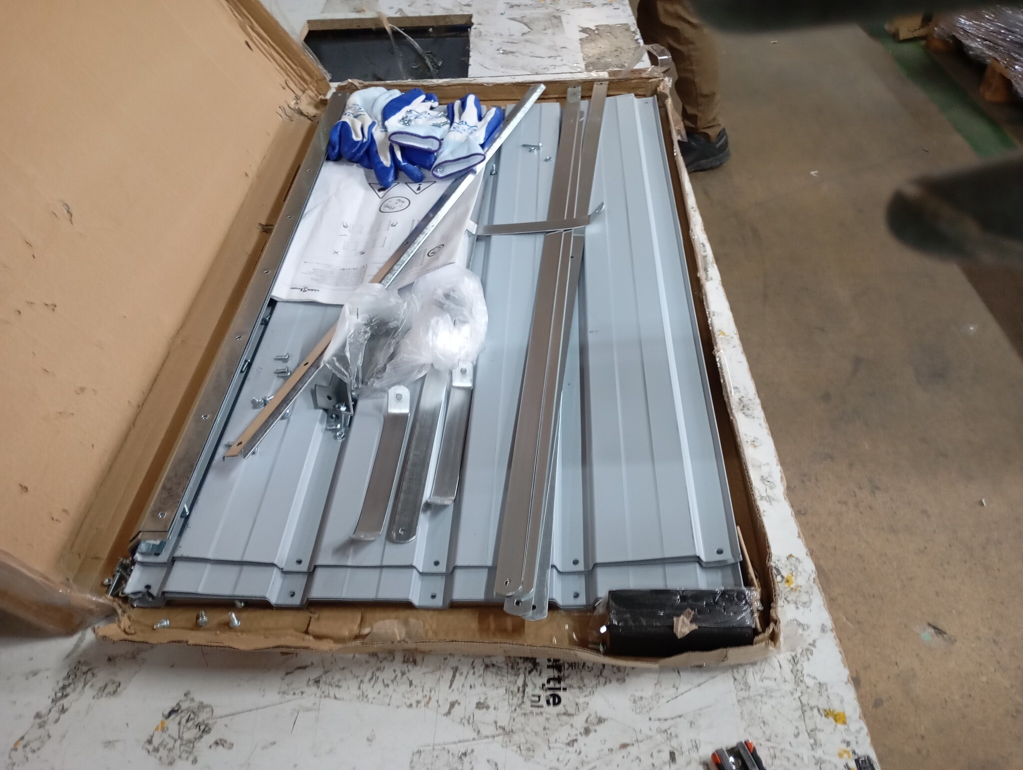 Verhoogde Plantenbak 160x80x77cm Staal Grijs - 58% Korting!