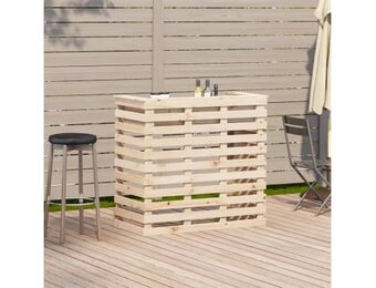 Bartafel massief grenenhout 113,5x50x103 cm met 35% korting