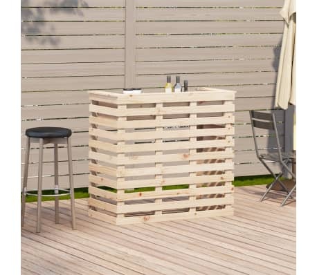 Bartafel massief grenenhout 113,5x50x103 cm met 35% korting