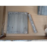 vidaXL Latwerkplantenbak 50x25x90 cm massief vurenhout grijs