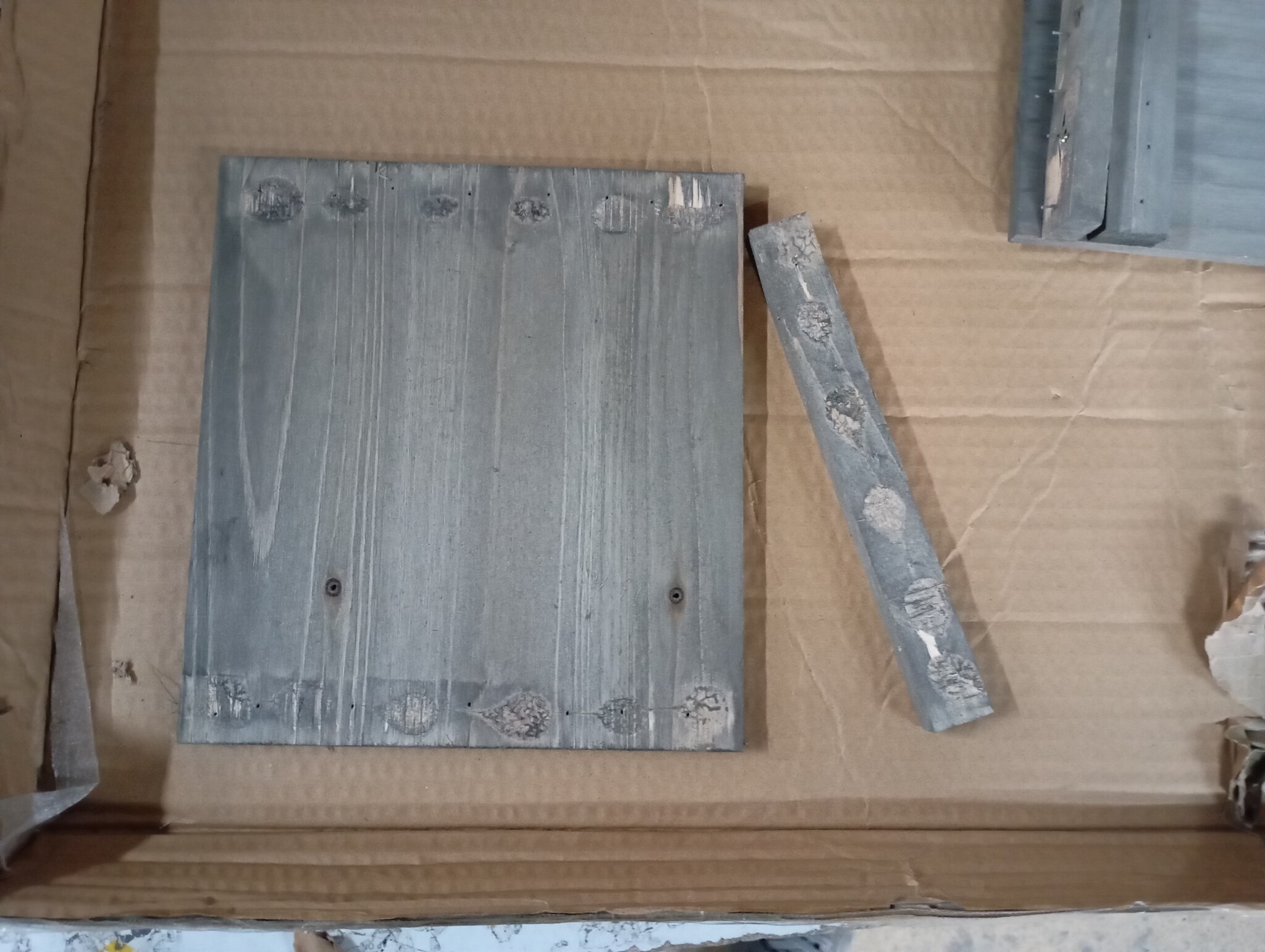 vidaXL Latwerkplantenbak 50x25x90 cm massief vurenhout grijs