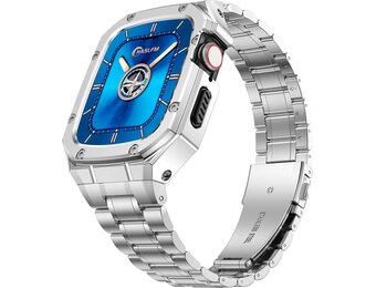 Zilveren RVS Horlogeband & Behuizing voor Apple Watch 42/44mm - 28% Korting!