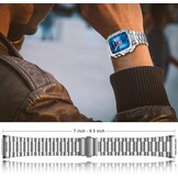 Horlogeband & Behuizing Apple Watch 42/44mm Zilver Roestvrij Staal - 55% Korting