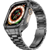 Horlogeband & Behuizing Apple Watch 42/44mm Zilver Roestvrij Staal - 55% Korting