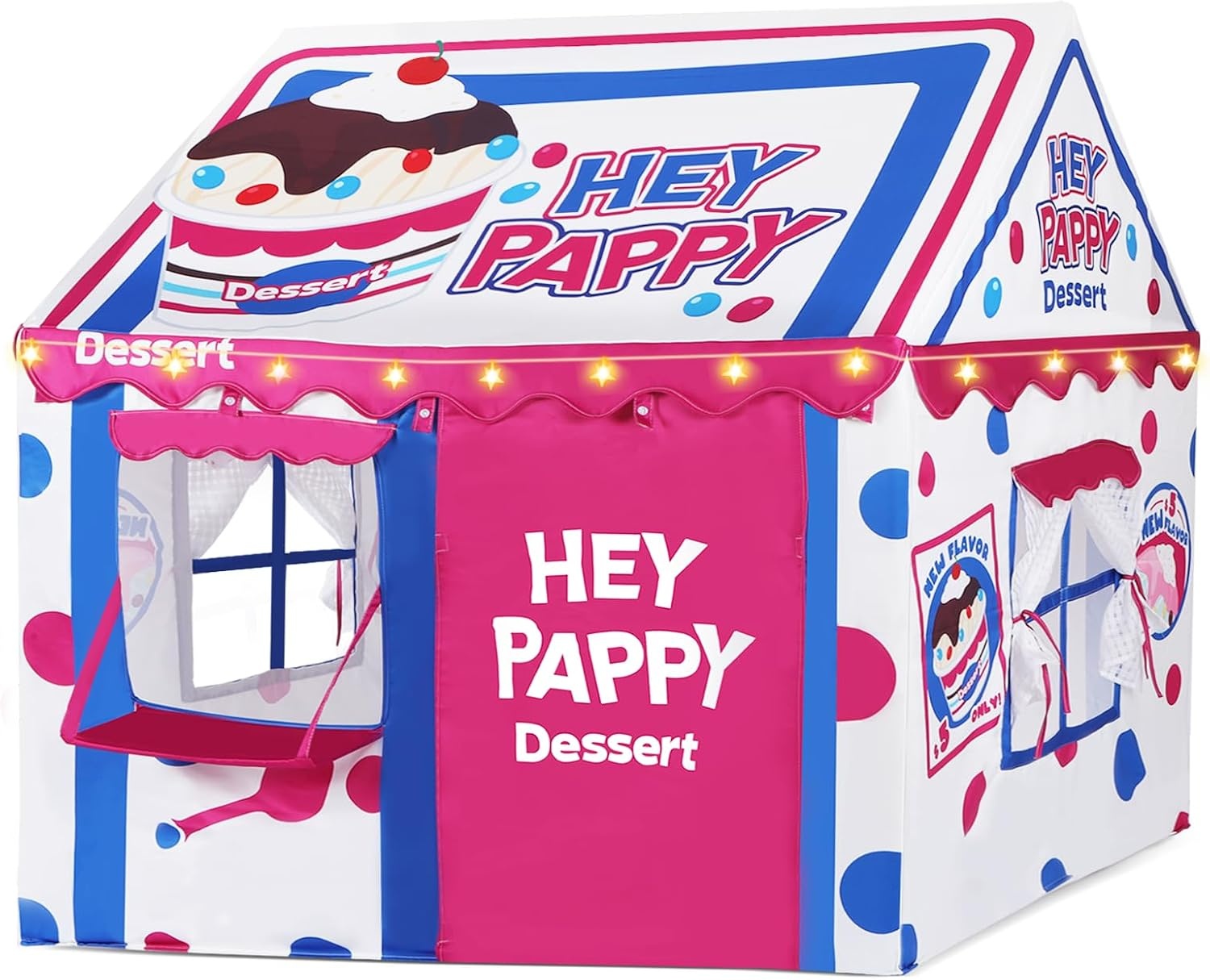 Speeltent Kasteel met Speelset - 123x100x123cm - 55% Korting!