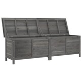 VidaXL Tuinbox Massief Vurenhout Antraciet 198,5cm - 35% Korting!