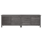 VidaXL Tuinbox Massief Vurenhout Antraciet 198,5cm - 35% Korting!