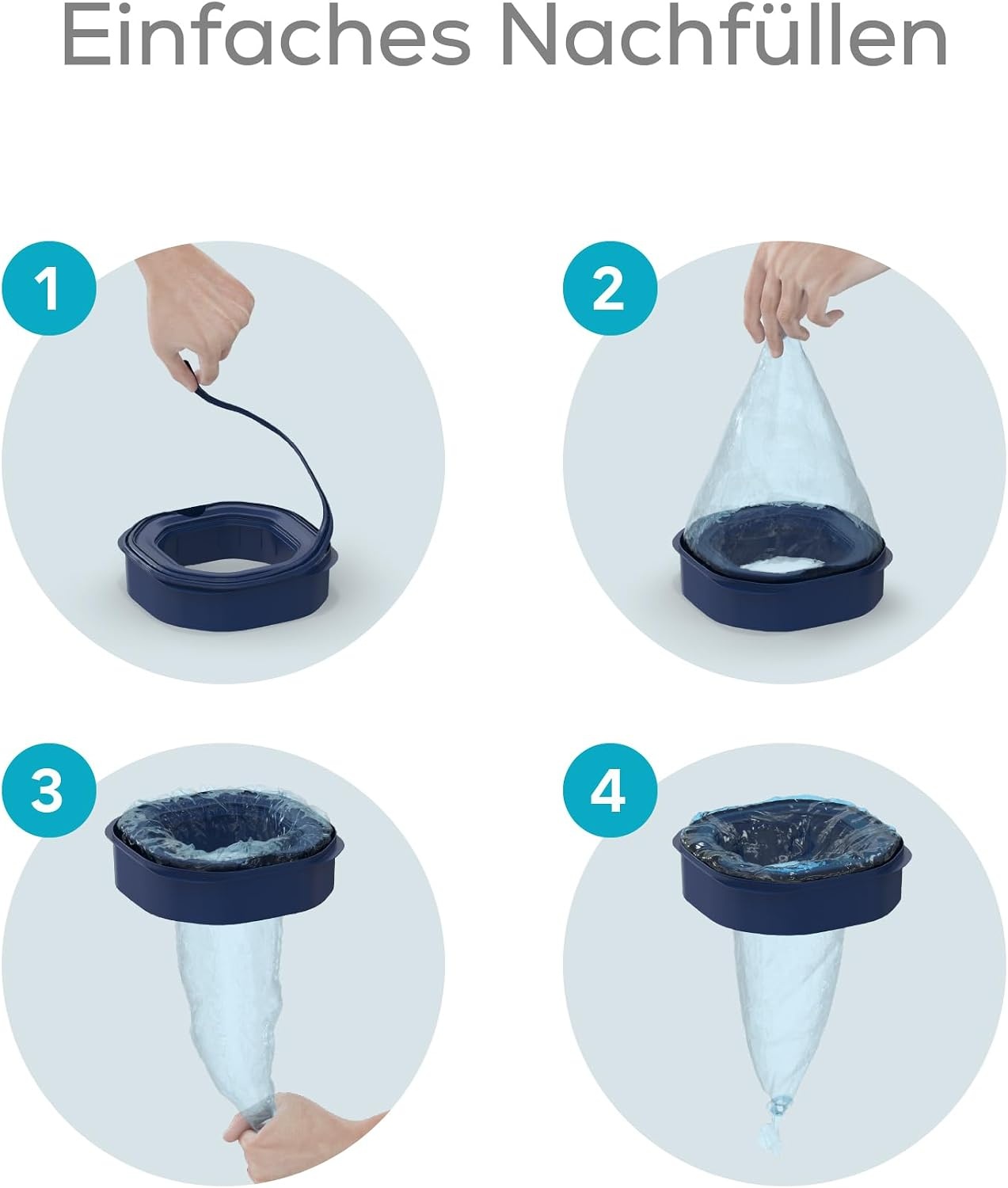 6x Luieremmer Navulcassetten Angelcare - Geurvrij & Antibacterieel