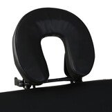 Inklapbare Massagetafel 3 Zones Houten Frame Zwart - 35% Korting