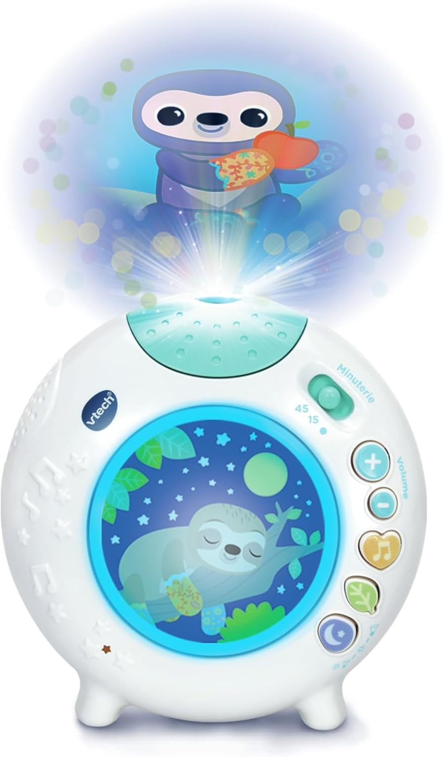 Babynachtlampje Muzikaal Blauw met Sterrenprojectie & Witte Geluiden - 27% Korting