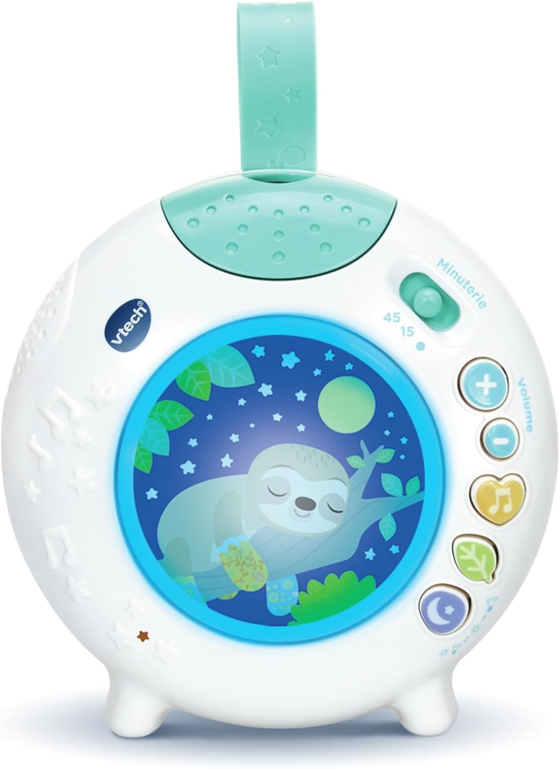 Babynachtlampje Muzikaal Blauw met Sterrenprojectie & Witte Geluiden - 27% Korting
