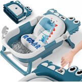 Opvouwbaar Babybadje Groen | Incl. Thermometer & Badkussen | 0-3 Jaar | 29% Korting