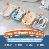 Opvouwbaar Babybadje Groen | Incl. Thermometer & Badkussen | 0-3 Jaar | 29% Korting