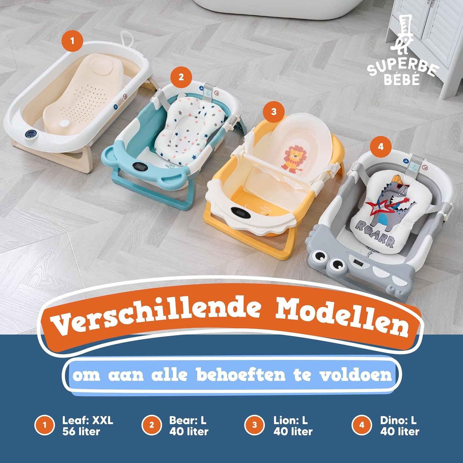 Opvouwbaar Babybadje Groen | Incl. Thermometer & Badkussen | 0-3 Jaar | 29% Korting