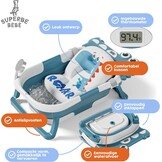 Opvouwbaar Babybadje Groen | Incl. Thermometer & Badkussen | 0-3 Jaar | 29% Korting