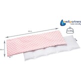 Kersenpitkussen 60x20 cm voor Warmte/Koudetherapie | Wasbare Minky Hoes (54% Korting)