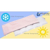 Kersenpitkussen 60x20 cm voor Warmte/Koudetherapie | Wasbare Minky Hoes (54% Korting)
