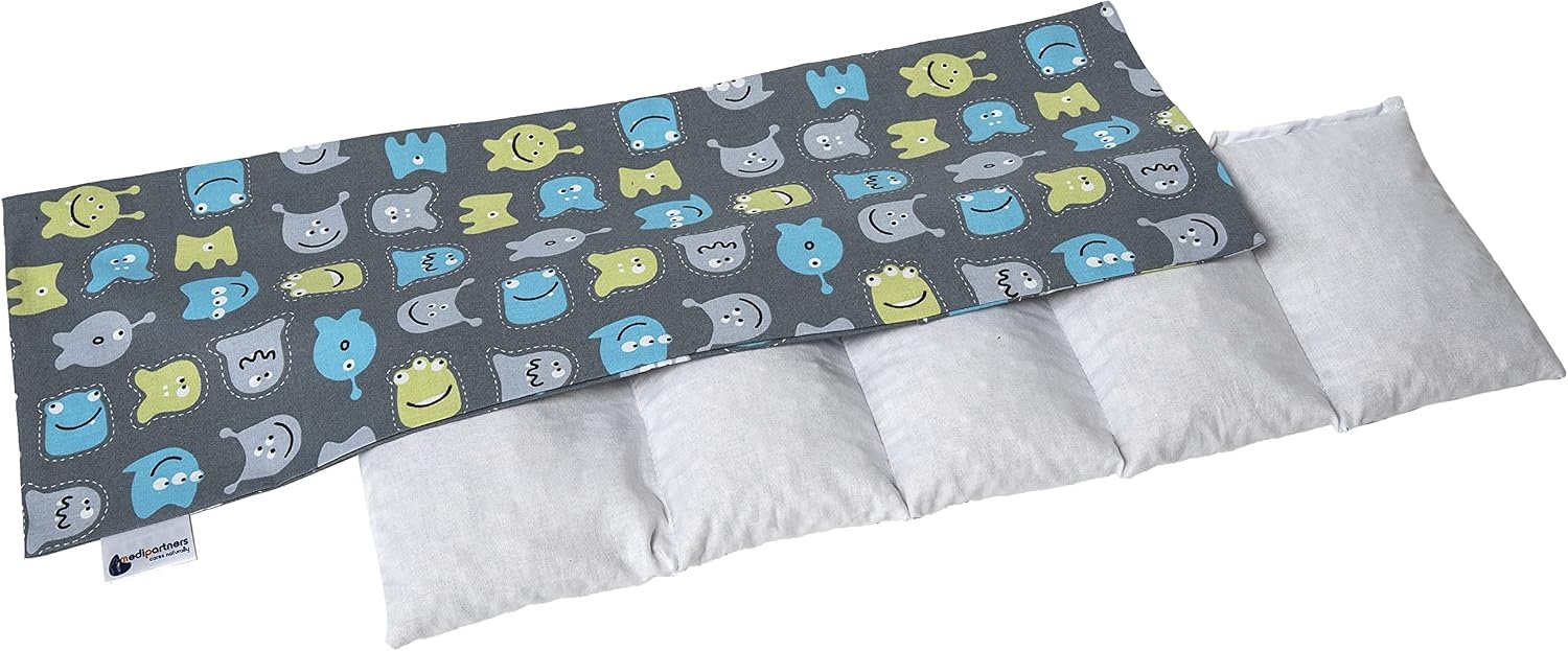 Kersenpitkussen 60x20 cm voor Warmte/Koudetherapie | Wasbare Minky Hoes (54% Korting)