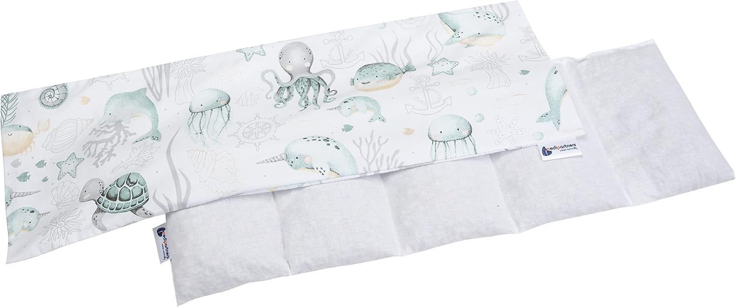 Kersenpitkussen 60x20 cm voor Warmte/Koudetherapie | Wasbare Minky Hoes (54% Korting)